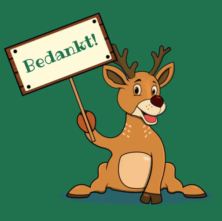 Bedankt voor je donatie