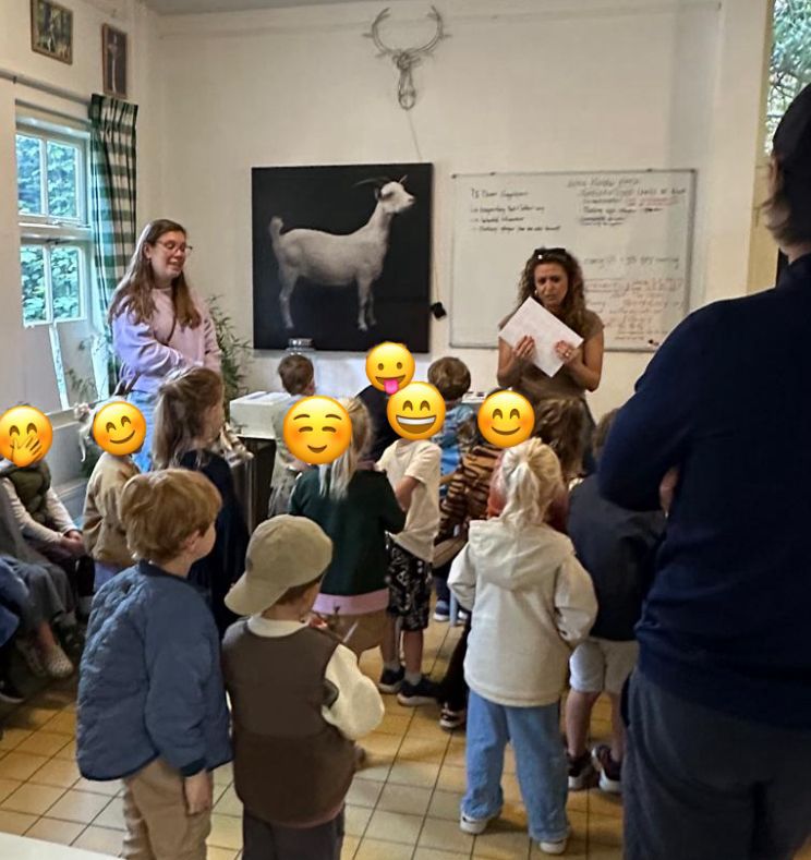 Bornwaterschool op bezoek